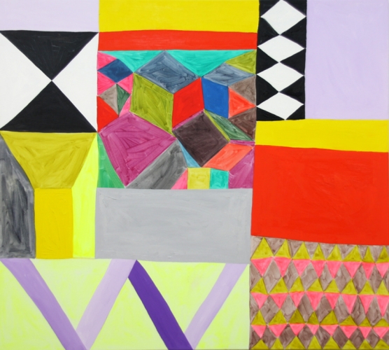 Untitled<br /><br />2009<br />Oil on canvas <br />200 x 180 x 4 cm